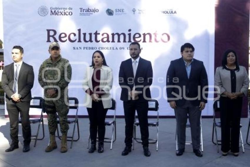 SAN PEDRO CHOLULA . FERIA DE EMPLEO
