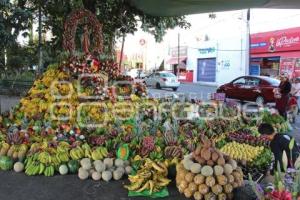 ATLIXCO . OFRENDA GUADALUPANA