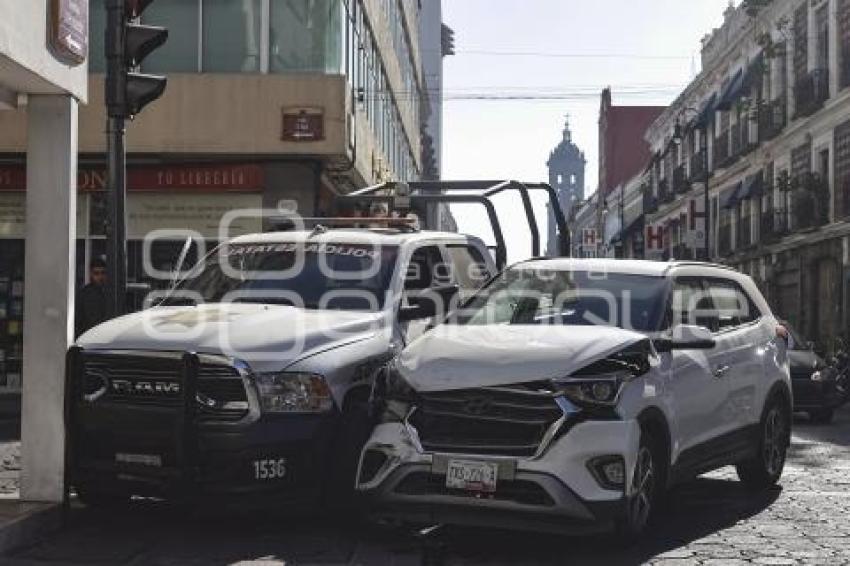 CHOQUE . POLICÍA ESTATAL