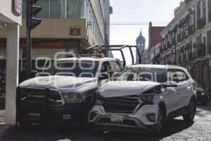 CHOQUE . POLICÍA ESTATAL