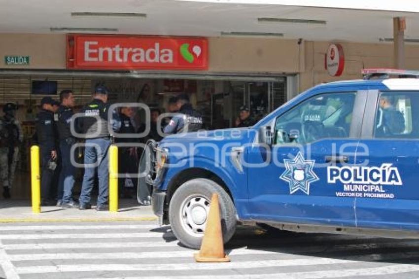 INTENTO DE ASALTO . SUPERMERCADO