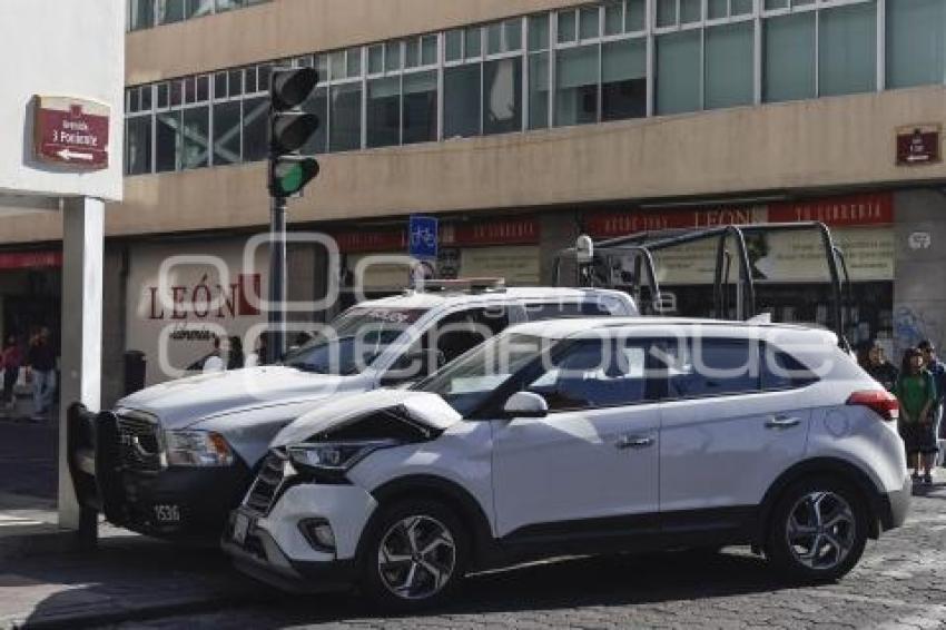 CHOQUE . POLICÍA ESTATAL