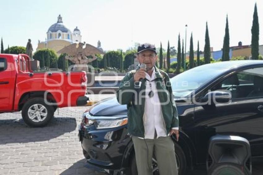 TLAXCALA . MANIFESTACIÓN POBLADORES APIZACO