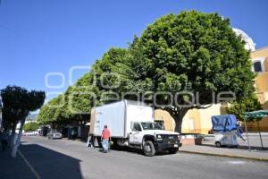 TLAXCALA . CALLES CERRADAS