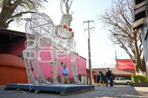 TLAXCALA . PREPARATIVOS VILLA NAVIDEÑA