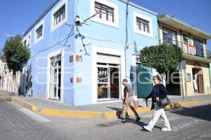 TLAXCALA . CALLES CERRADAS