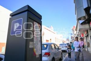 TLAXCALA . SUSPENSIÓN DE PARQUÍMETROS