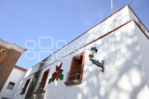 TLAXCALA . DAÑOS FACHADA SECRETARÍA GOBERNACIÓN