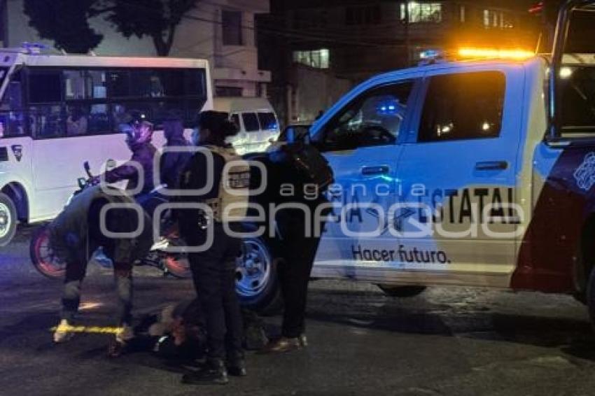 ATROPELLADO . TRANSPORTE PÚBLICO