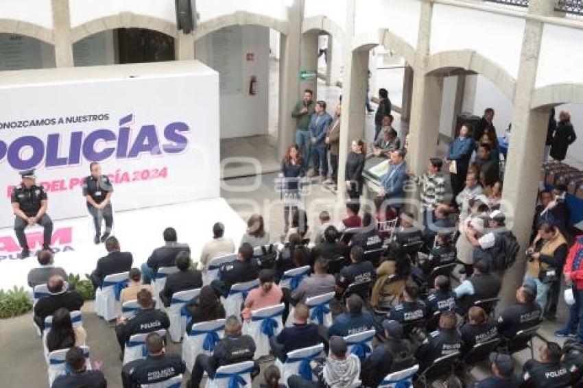 TLAXCALA . ENTREGA RECONOCIMIENTOS A POLICÍAS