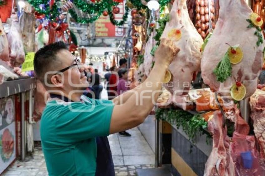 FIESTAS DECEMBRINAS . CARNICERÍA
