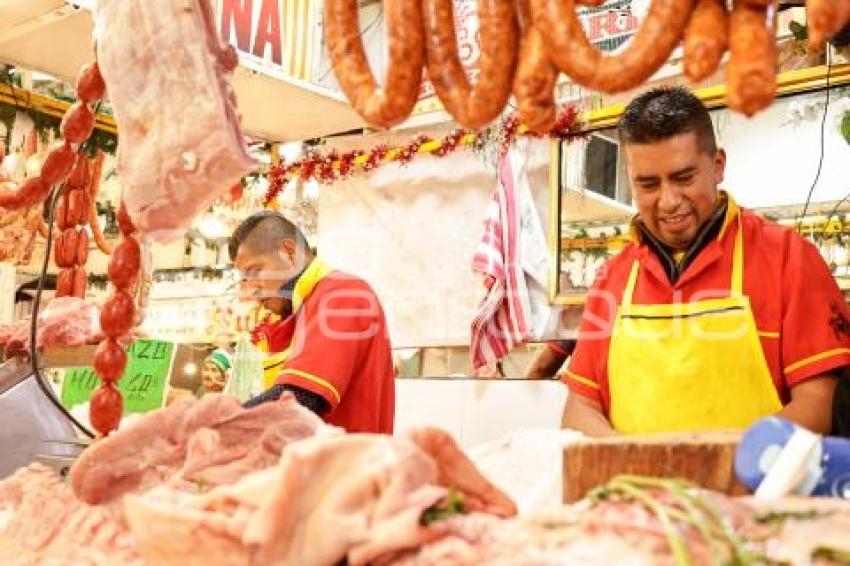 FIESTAS DECEMBRINAS . CARNICERÍA