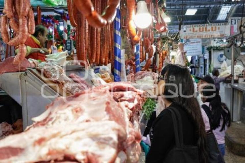 FIESTAS DECEMBRINAS . CARNICERÍA