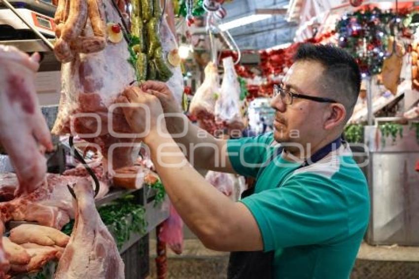 FIESTAS DECEMBRINAS . CARNICERÍA