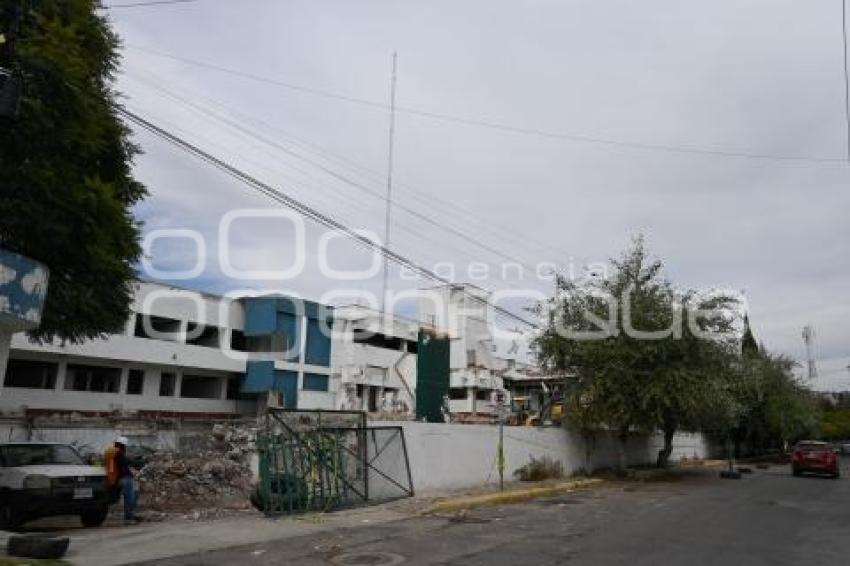 TLAXCALA . DEMOLICIÓN HOSPITAL GENERAL