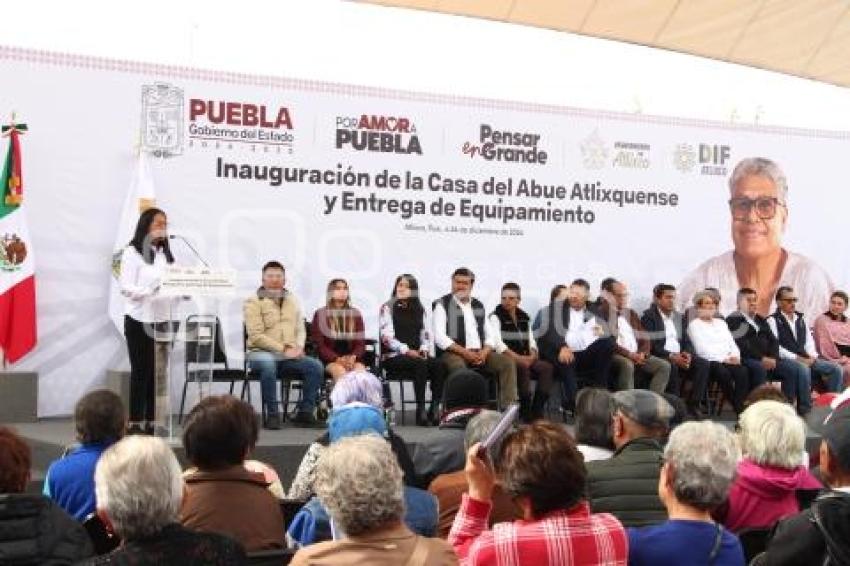 ATLIXCO . INAUGURACIÓN CASA DEL ABUE