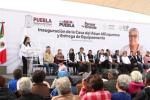 ATLIXCO .  INAUGURACIÓN CASA DEL ABUE