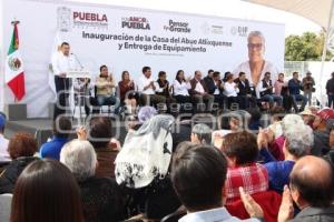 ATLIXCO .  INAUGURACIÓN CASA DEL ABUE