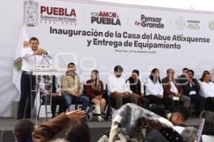 ATLIXCO .  INAUGURACIÓN CASA DEL ABUE