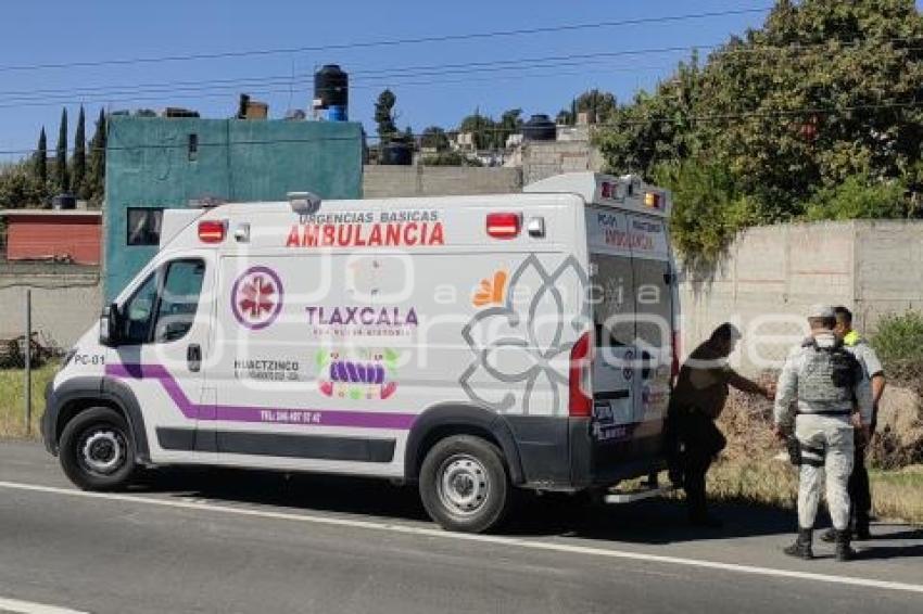 TLAXCALA . ACCIDENTE VIAL