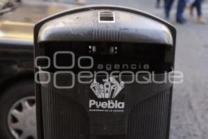 BOTE DE BASURA . LOGO AYUNTAMIENTO