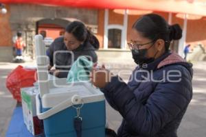 TLAXCALA . PUESTO DE VACUNACIÓN