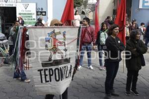 SAN PEDRO CHOLULA . MANIFESTACIÓN BASURERO
