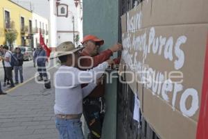 SAN PEDRO CHOLULA . MANIFESTACIÓN BASURERO