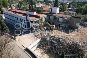 TLAXCALA . DEMOLICIÓN HOSPITAL GENERAL
