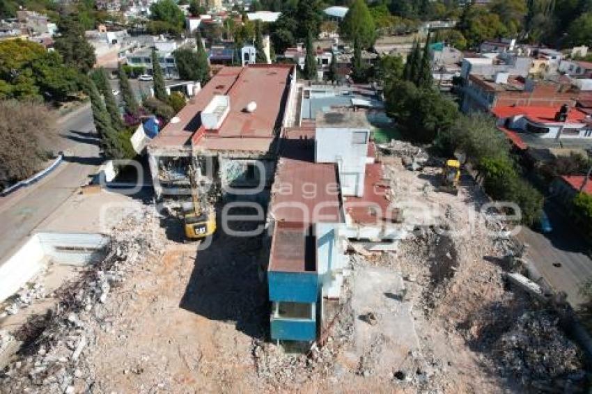 TLAXCALA . DEMOLICIÓN HOSPITAL GENERAL