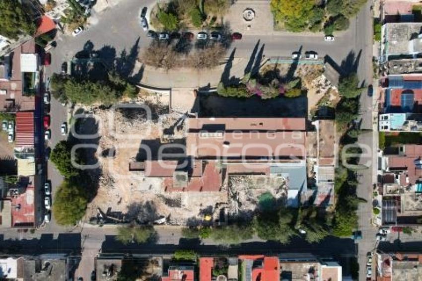 TLAXCALA . DEMOLICIÓN HOSPITAL GENERAL