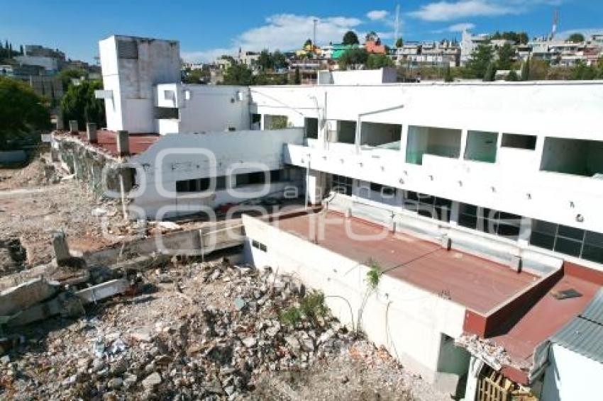 TLAXCALA . DEMOLICIÓN HOSPITAL GENERAL