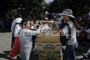 CENTRAL DE ABASTO . MANIFESTACIÓN ZÓCALO