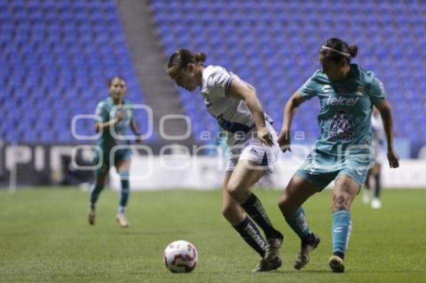 FÚTBOL FEMENIL . PUEBLA VS LEÓN