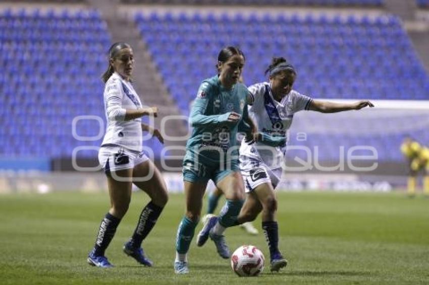 FÚTBOL FEMENIL . PUEBLA VS LEÓN