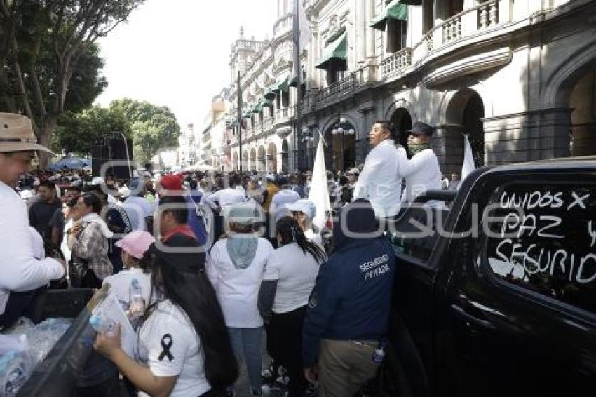 CENTRAL DE ABASTO . MANIFESTACIÓN ZÓCALO