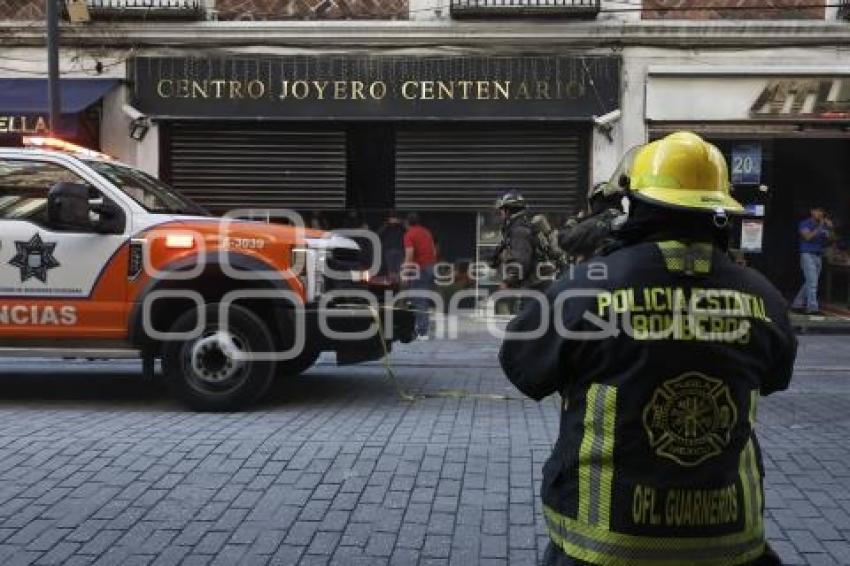 INCENDIO . JOYERÍA