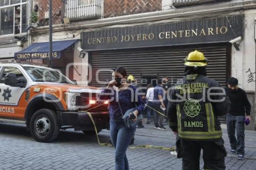 INCENDIO . JOYERÍA