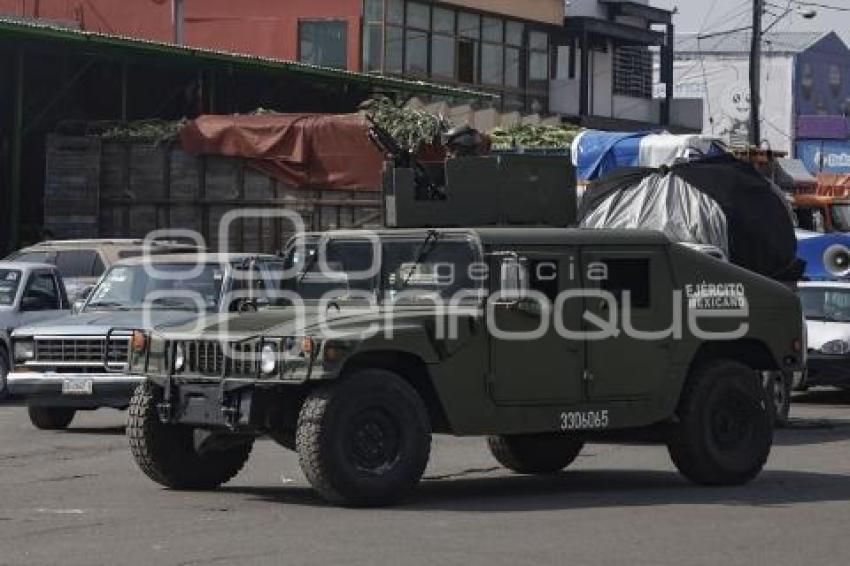 CENTRAL DE ABASTO . OPERATIVO DE SEGURIDAD
