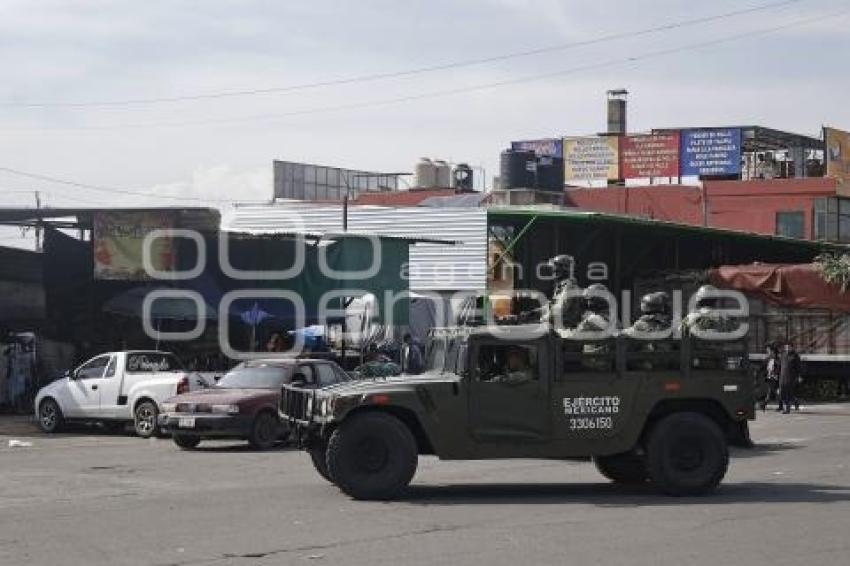 CENTRAL DE ABASTO . OPERATIVO DE SEGURIDAD