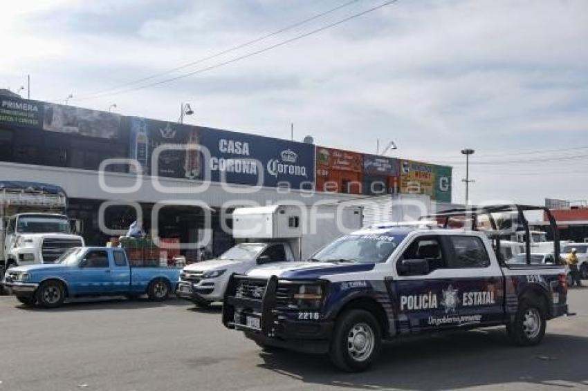CENTRAL DE ABASTO . OPERATIVO DE SEGURIDAD