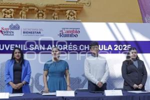 SAN ANDRÉS CHOLULA . AGENDA JUVENIL
