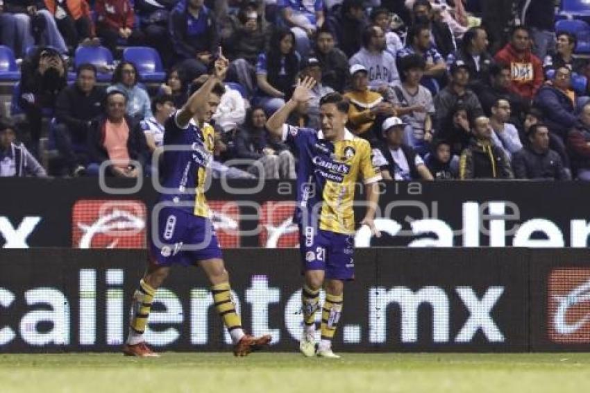 FÚTBOL . CLUB PUEBLA VS SAN LUIS