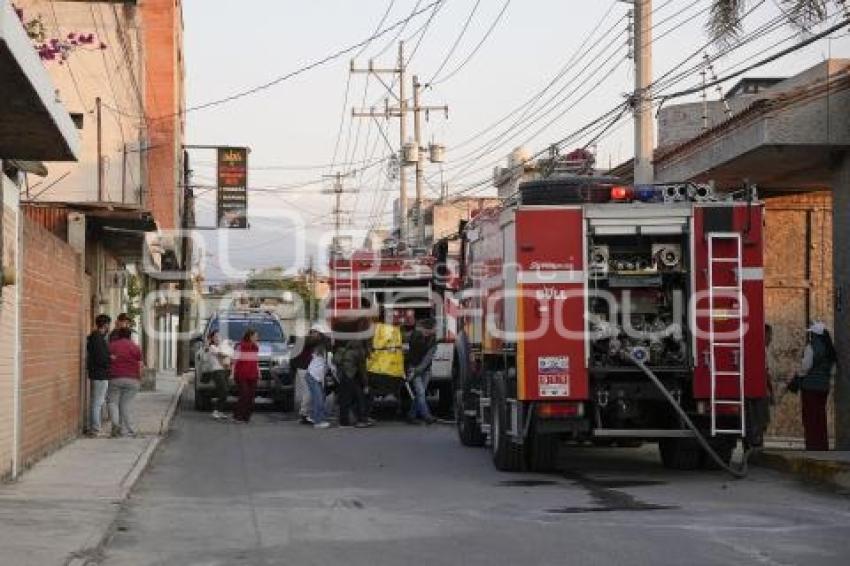 TLAXCALA . INCENDIO DE CASA