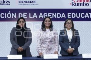 SAN ANDRÉS CHOLULA . AGENDA EDUCATIVA