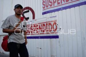 TLAXCALA . SUSPENSIÓN TIENDA DEPARTAMENTAL