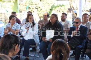 ATLIXCO . ARRANQUE DE OBRA