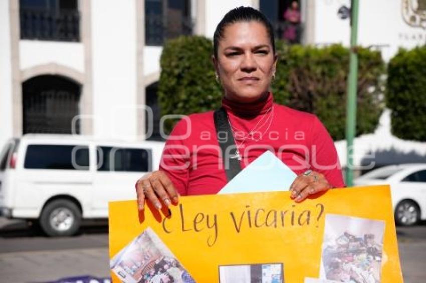 TLAXCALA . MANIFESTACIÓN CAROLINA ZAVALA