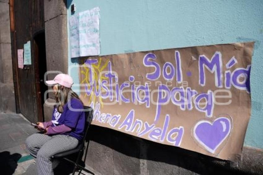 TLAXCALA . MANIFESTACIÓN CASO SOL