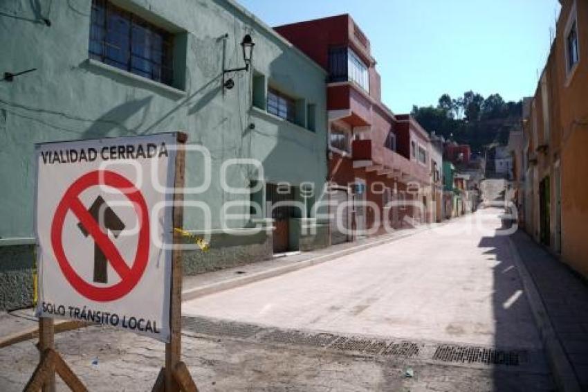 TLAXCALA . TRABAJOS DE PAVIMENTO